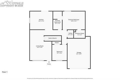 Tiny photo for 4375 Cassidy Street, Colorado Springs, CO 80911 (MLS # 7232869)