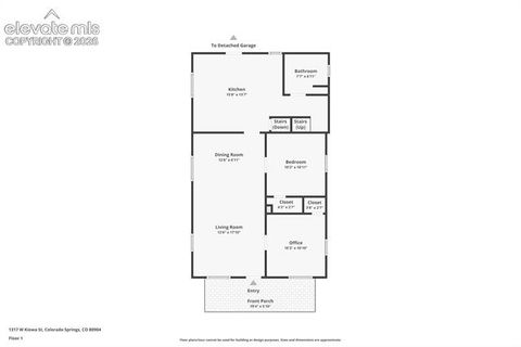 Tiny photo for 1317 W Kiowa Street, Colorado Springs, CO 80904 (MLS # 9992301)