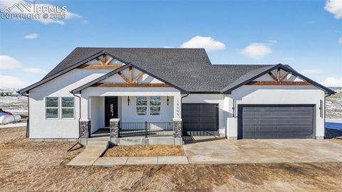 Photo of 18605 Prairie Coach View, Peyton, CO 80831 (MLS # 6776952)