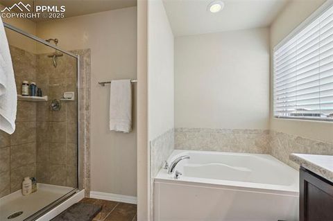 Tiny photo for 8721 Dry Needle Place, Colorado Springs, CO 80908 (MLS # 9609505)