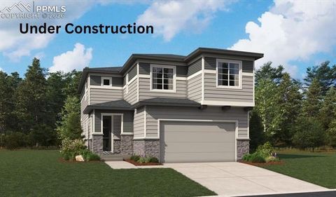 Photo of 7812 Turkey Flat Lane, Colorado Springs, CO 80925 (MLS # 3266438)