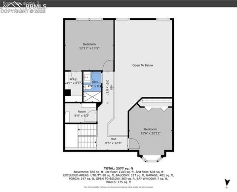 Tiny photo for 2866 Tenderfoot Hill Street, Colorado Springs, CO 80906 (MLS # 8869356)