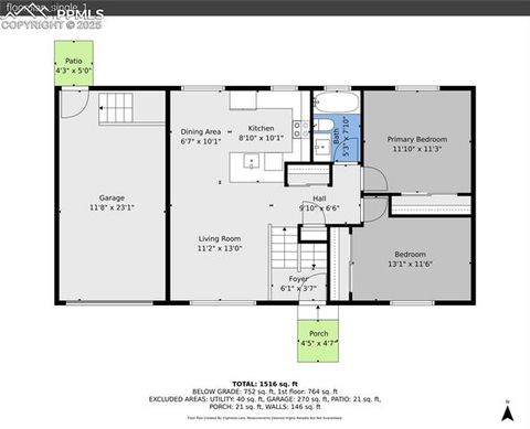 Tiny photo for 1910 S Chamberlin, Colorado Springs, CO 80906 (MLS # 9052284)