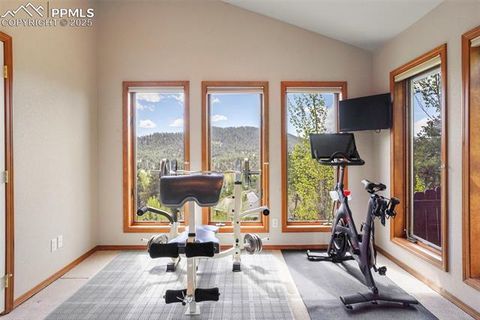 Tiny photo for 215 Morning Sun Drive, Woodland Park, CO 80863 (MLS # 3411924)