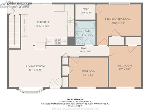 Tiny photo for 1413 Mears Drive, Colorado Springs, CO 80915 (MLS # 2805339)