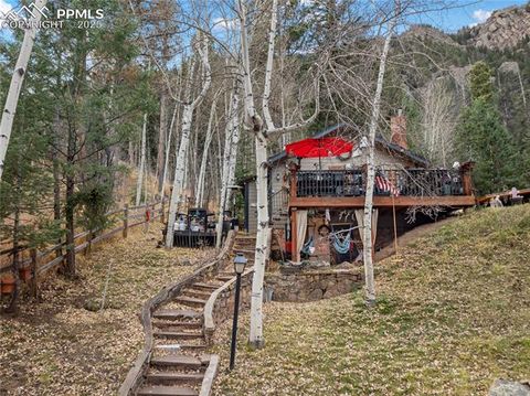 Tiny photo for 10155 Mountain Road, Cascade, CO 80809 (MLS # 8305902)