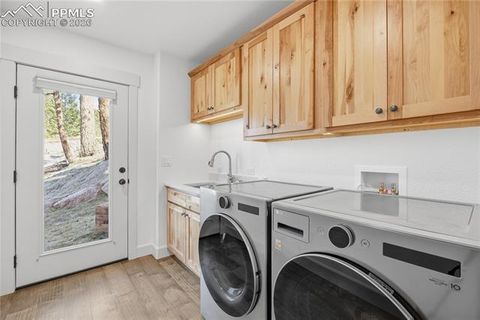 Tiny photo for 1015 Locklin Way, Woodland Park, CO 80863 (MLS # 1666266)