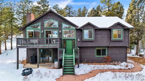Photo of 4041 Trout Creek Road, Woodland Park, CO 80863 (MLS # 8530016)
