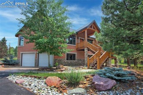 Photo of 111 E Lovell Gulch Road, Woodland Park, CO 80863 (MLS # 2602481)