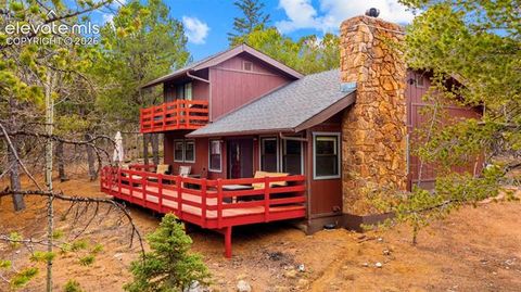 Photo of 120 Elkhorn Drive, Woodland Park, CO 80863 (MLS # 6896378)