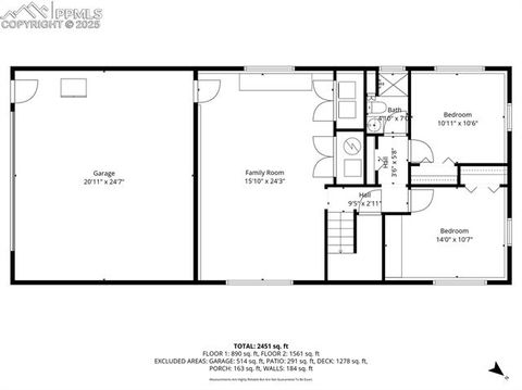 Tiny photo for 1302 Martin Drive, Colorado Springs, CO 80915 (MLS # 9847269)