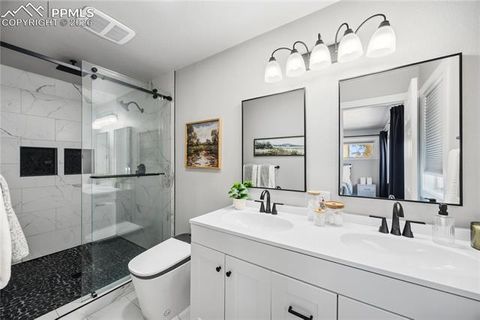 Tiny photo for 9535 Hardin Road, Colorado Springs, CO 80908 (MLS # 3777635)