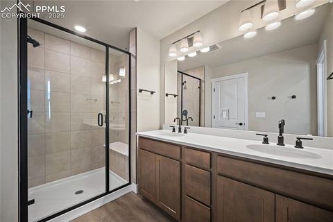 Tiny photo for 5391 Sidewinder Drive, Colorado Springs, CO 80925 (MLS # 8442011)