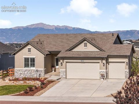 Photo of 9846 Bison Valley Trail, Colorado Springs, CO 80908 (MLS # 8671129)
