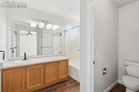 Tiny photo for 4555 Settlement Way, Colorado Springs, CO 80925 (MLS # 8317125)