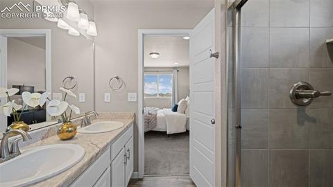 Tiny photo for 9636 Timberlake Loop, Colorado Springs, CO 80927 (MLS # 4228245)