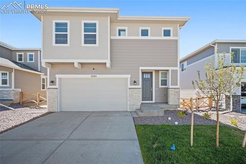 Photo of 5745 Mammoth Lane, Colorado Springs, CO 90827 (MLS # 8393439)