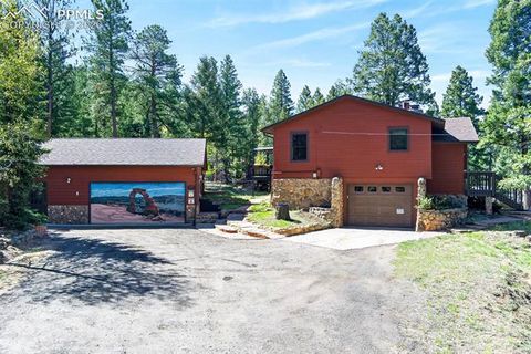Photo of 55 Ponderosa Lane, Woodland Park, CO 80863 (MLS # 5317331)