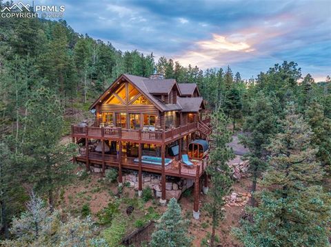 Photo of 6060 Big Horn Road, Manitou Springs, CO 80829 (MLS # 6975597)