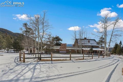 Photo of 2300 Rampart Range Road, Woodland Park, CO 80863 (MLS # 7081273)