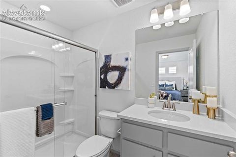 Tiny photo for 5864 Bowerman Lane, Colorado Springs, CO 80927 (MLS # 5895933)