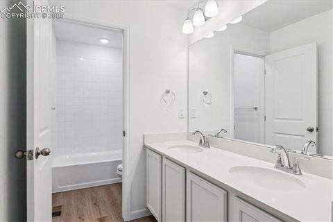 Tiny photo for 7894 Rainy Creek Trail, Colorado Springs, CO 80925 (MLS # 8078148)