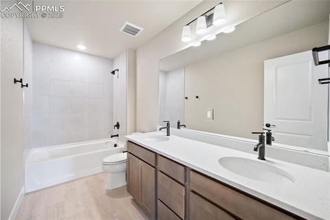 Tiny photo for 5409 Sidewinder Drive, Colorado Springs, CO 80925 (MLS # 9618444)