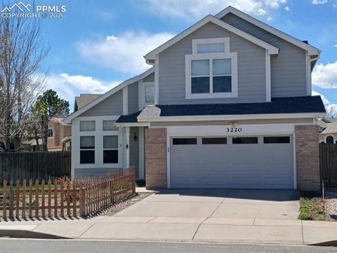 Photo of 3220 Pony Tracks Drive, Colorado Springs, CO 80922 (MLS # 1567055)