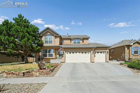 Photo of 5557 Wyatt Earp Way, Colorado Springs, CO 80923 (MLS # 2604176)