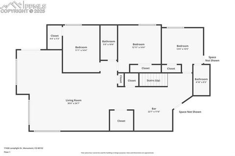 Tiny photo for 17430 Lamplight Drive, Monument, CO 80132 (MLS # 3215183)