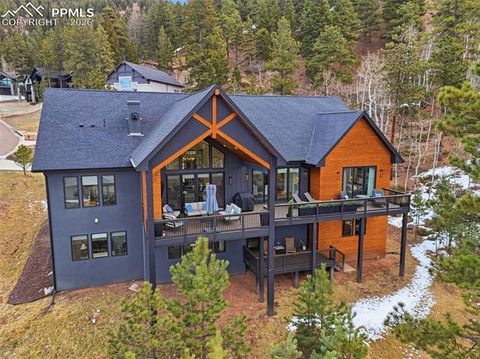 Tiny photo for 1005 Locklin Way, Woodland Park, CO 80863 (MLS # 8380998)