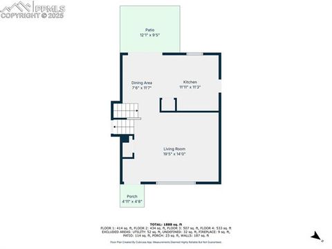 Tiny photo for 6152 Del Paz Drive, Colorado Springs, CO 80918 (MLS # 4662931)