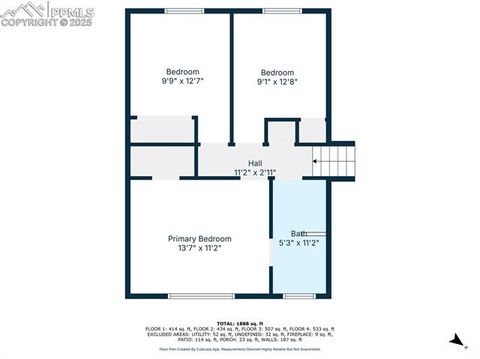 Tiny photo for 6152 Del Paz Drive, Colorado Springs, CO 80918 (MLS # 4662931)