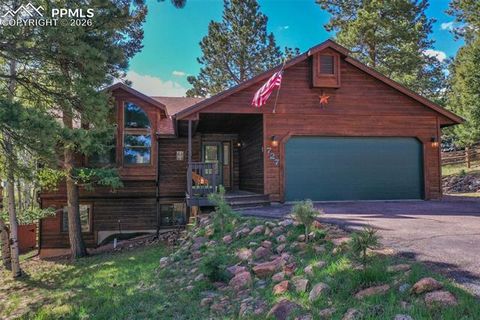 Photo of 727 Pinon Ridge Drive, Woodland Park, CO 80863 (MLS # 4278518)