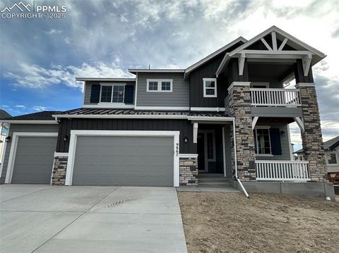 Photo of 9867 Bison Valley Trail, Colorado Springs, CO 80908 (MLS # 7861312)