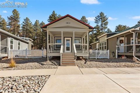 Photo of 1411 Calm Mountain Point, Woodland Park, CO 80863 (MLS # 1452490)