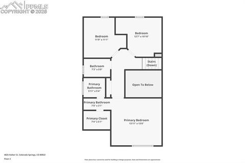 Tiny photo for 4825 Halter Court, Colorado Springs, CO 80922 (MLS # 9821260)