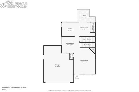 Tiny photo for 4825 Halter Court, Colorado Springs, CO 80922 (MLS # 9821260)