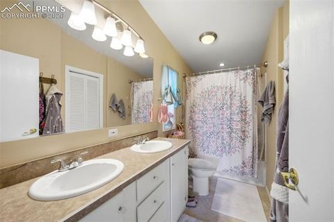 Tiny photo for 4687 Pine Marten Point, Colorado Springs, CO 80922 (MLS # 3818289)