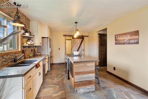 Tiny photo for 1860 Blackfoot Trail, Woodland Park, CO 80863 (MLS # 7037560)