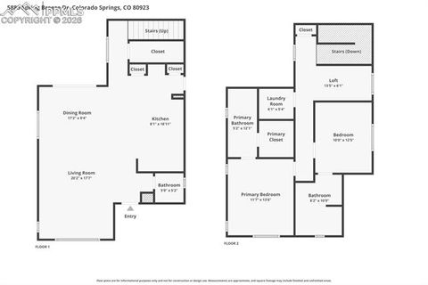 Tiny photo for 5885 Spring Breeze Drive, Colorado Springs, CO 80923 (MLS # 1346851)