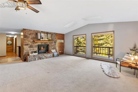 Tiny photo for 1003 Kings Crown Road, Woodland Park, CO 80863 (MLS # 5347320)
