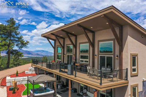Tiny photo for 4101 Spruce Road, Woodland Park, CO 80863 (MLS # 4433754)