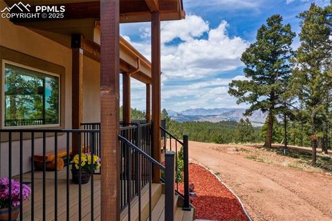 Tiny photo for 4101 Spruce Road, Woodland Park, CO 80863 (MLS # 4433754)