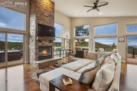 Tiny photo for 4101 Spruce Road, Woodland Park, CO 80863 (MLS # 4433754)