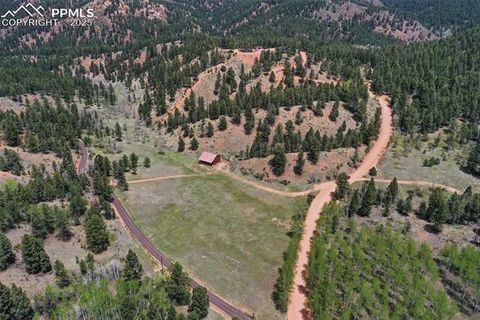 Tiny photo for 4101 Spruce Road, Woodland Park, CO 80863 (MLS # 4433754)