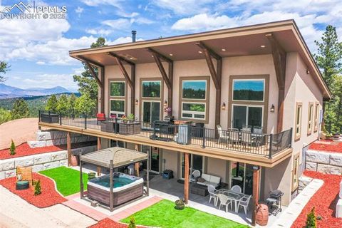Photo of 4101 Spruce Road, Woodland Park, CO 80863 (MLS # 4433754)