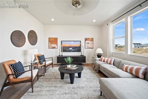 Tiny photo for 9130 Lanceleaf Drive, Colorado Springs, CO 80925 (MLS # 9671528)