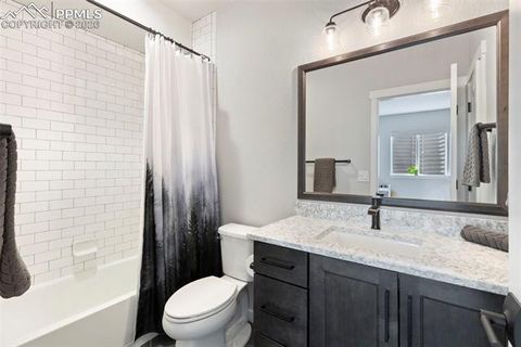 Tiny photo for 9912 Bison Valley Trail, Colorado Springs, CO 80908 (MLS # 4103051)