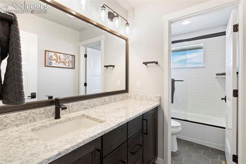 Tiny photo for 9912 Bison Valley Trail, Colorado Springs, CO 80908 (MLS # 4103051)